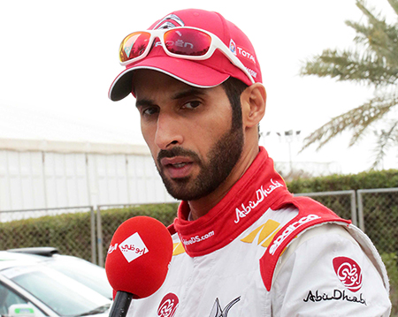 Sheikh Khalid bin Faisal Al Qassimi in Abu Dhabi im MINI ALL4 Racing<br>Foto: Mini All4 Racing