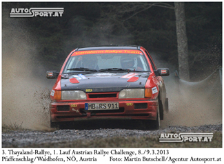 Alfons Nothdurfter/Walter Schuen (Ford Sierra Cosworth)/Thayaland-Rallye 2013