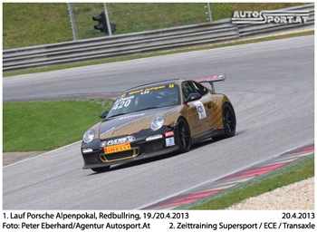 Zawotec-Porsche hier beim Alpenpokal am letzten Wochenende - Foto: Peter Eberhard/Agentur Autosport.at