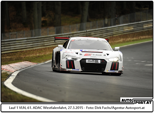 Traurige Rennpremiere für den neuen Audi R8 LMS - Foto: Dirk Fuchs/Agentur Autosport.at