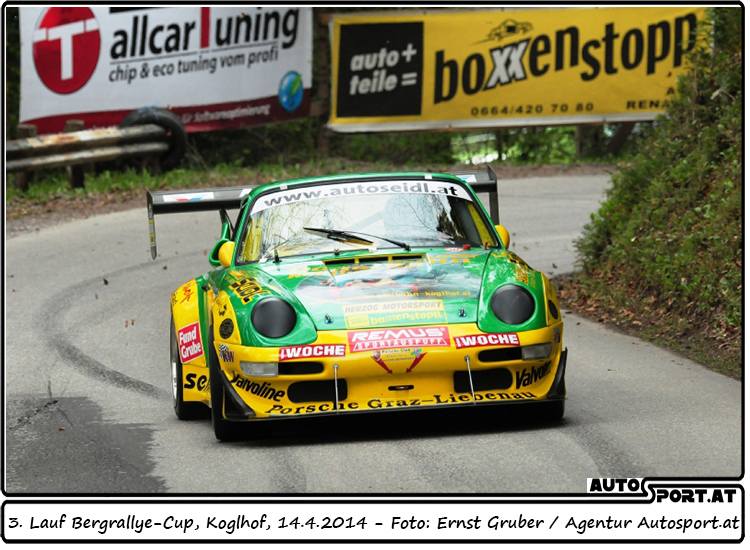 Rupert Schwaiger auf seiner Heimstrecke in Koglhof bei Birkfeld - Foto: Ernst Gruber/Agentur Autosport.at
