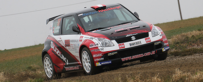 Christoph Zellhofer mit Ausfall bei der Schneerosen-Rallye 2016 - Foto: Martin Butschell/Agentur Autosport.at