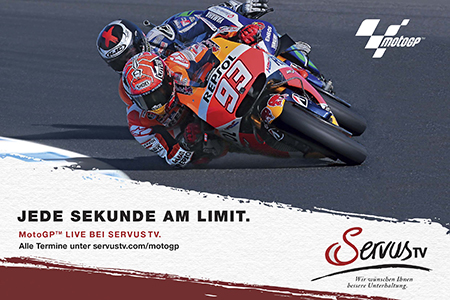 MotoGP auf Servus TV live sehen<br>Grafik: Servus TV