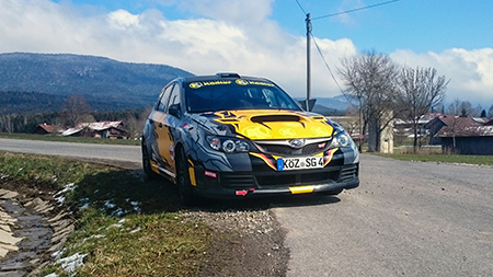 Das Rallyeteam Koessler kommt zurück an den Ort ihres ersten Triumphs, die Rebenland-Rallye<br>Foto: Rallyteam Kößler