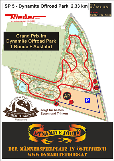 Sp5 der Schneerosen-Rallye 2016<br>Grafik: ARCA