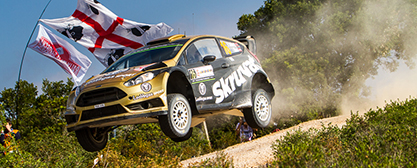 Ilka Minor und Henning Solberg konnten bei der Sardinien-Rallye (WRC) den ausgezeichneten siebten Platz belegen - Foto: Patrik Pangerl