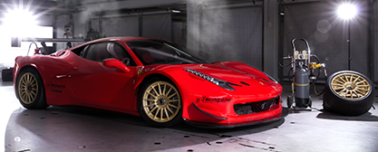 LOMA Rennsportfelge  für Ferrari - Foto: D. Kellner
