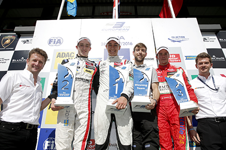FIA Formel 3 Siegerpodium in Spa<br>Foto: FIA Formel 3 Media