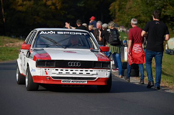 Jo Rabl zeigte seinen Audi erneut am Berg<bR>Foto: Helmut Hiesinger/Autosport.at