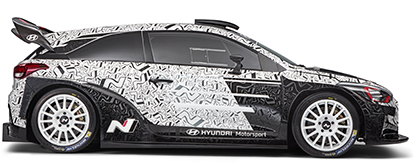 er neue Hyundai i20 WRC basiert auf dem dreitürigen i20 Coupe