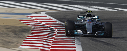 Valtteri Bottas erzielte auf dem Bahrain International Circuit die erste Pole Position in seiner F1-Karriere