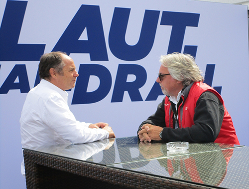 Motorsport hautnah: Der Gerhard und der Keke zum Anfassen....