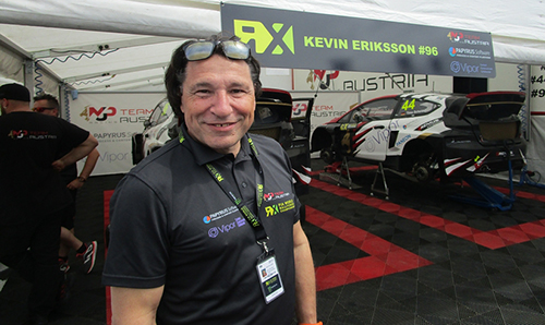 Positive Stimmung in Hockenheim, da strahlt auch &Ouml;sterreichs Vorzeige RXler Max Pucher