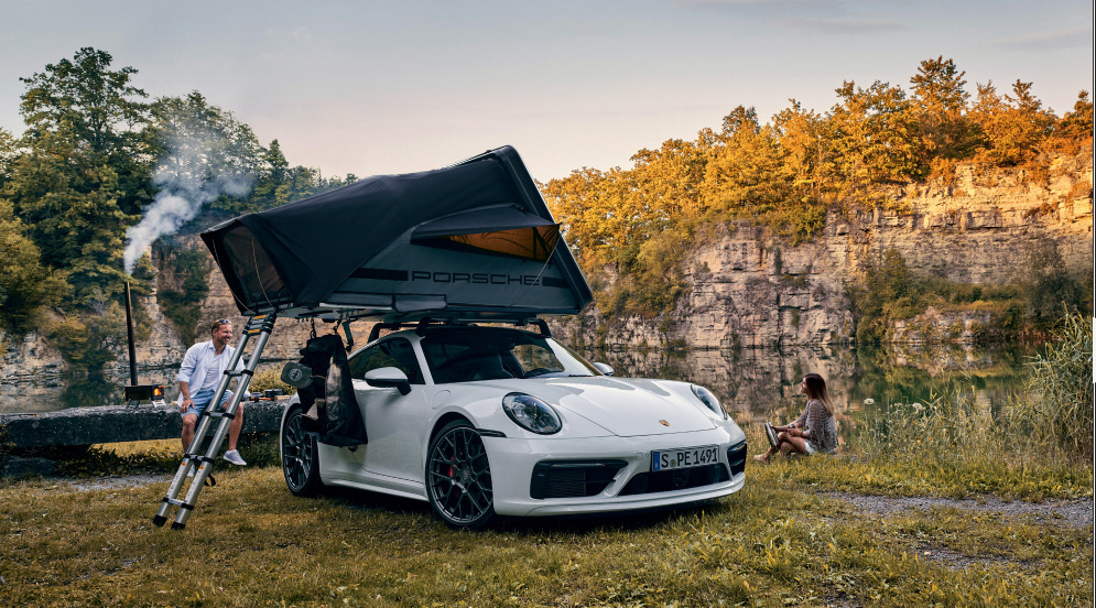 02 Neues Porsche Dachzelt Schlafen in bester Aussichtslage
