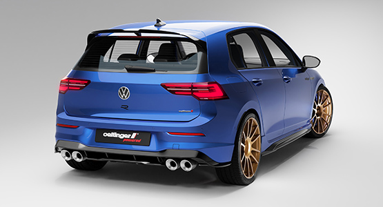 Oettinger Golf 8 R blau Heck schraeg
