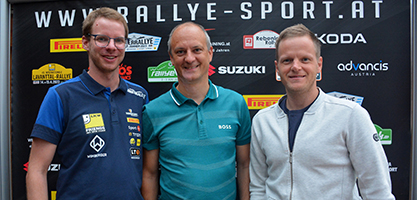 ORM Promoterteam vlnr Georg Höfer Günther Knobloch Christian Birklbauer CR Harald Illmer